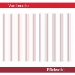 Fein gestreift rot - Designpapier